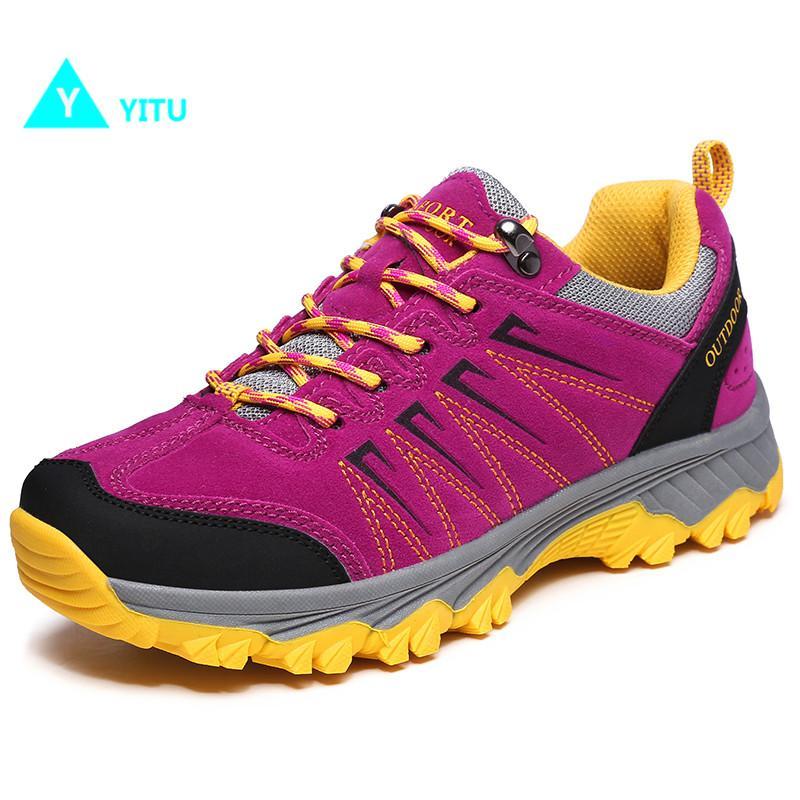 Yitu Women&#39;S Shoes Hiking Camping Shoes Outdoor Sports Shoes Breathable Hiking-upward Store-Light Blue-5-Bargain Bait Box