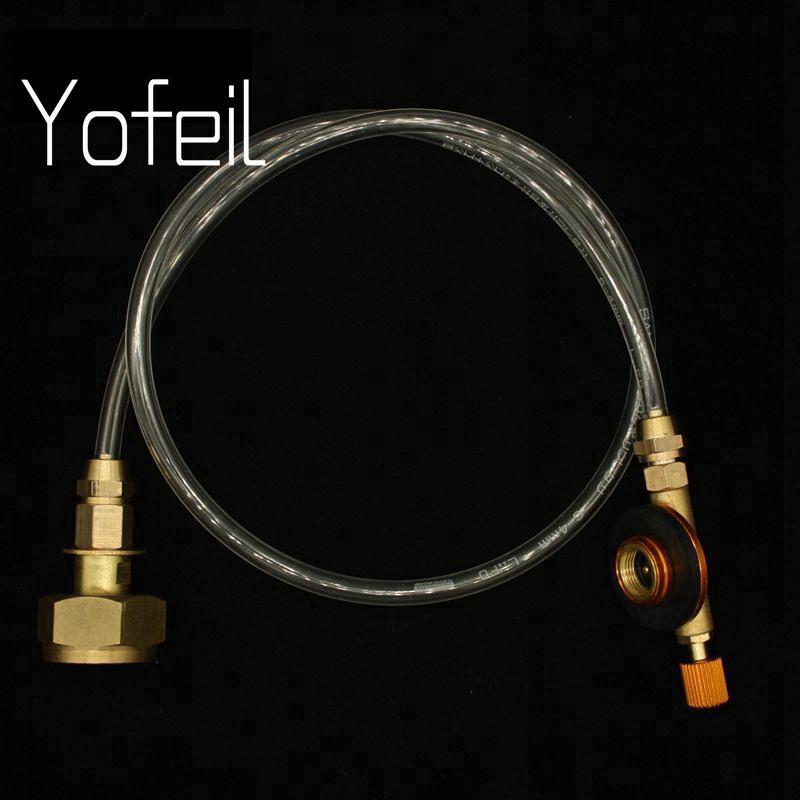 Yofeil Outdoor Camping Gas Stove Propane Refill Adapter Gas Flat Cylinder Tank-on the trip Store-Bargain Bait Box