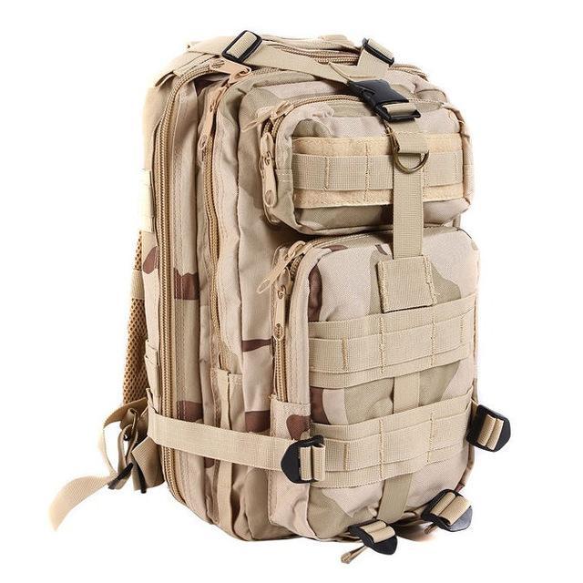 Yougle Large Capacity 30L Hiking Camping Bag Army Military Tactical Trekking-YOUGLE store-3 color sand-Bargain Bait Box