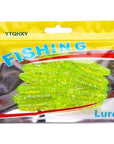 Ytqhxy 10Pcs/Lot 65Mm 2.5G Crank Curly Tail Grub Silicone Fishing Lures Isca-YTQHXY Fishing (china) Store-B-Bargain Bait Box