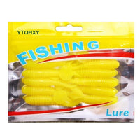 Ytqhxy 10Pcs/Lot Paddle Tail Soft Lure 75Mm 2.8G T Tail Fishy Smell Worms Lure-YTQHXY Fishing (china) Store-G-Bargain Bait Box