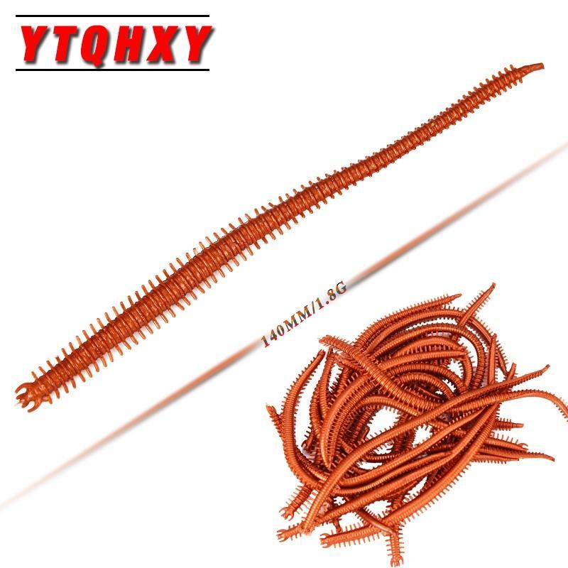 Ytqhxy 10Pcs/Lot Sea Worms Artificial Soft Bait 140Mm 1.8G Fishing Lures Fishy-YTQHXY Official Store-Bargain Bait Box
