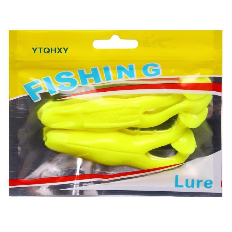 Ytqhxy 2Pcs/Lot Black Fish Killing Soft Bait 110Mm 15G Grub Artificial Trout-YTQHXY Official Store-A-Bargain Bait Box