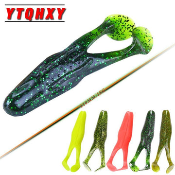 Ytqhxy 2Pcs/Lot Black Fish Killing Soft Bait 110Mm 15G Grub Artificial Trout-YTQHXY Official Store-A-Bargain Bait Box
