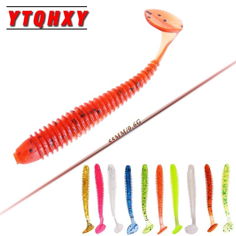 Ytqhxy 30Pcs/Lot Classic Flexible Soft Lures 55M/0.6G Swimbait Silicone Lure-YTQHXY Official Store-A-Bargain Bait Box