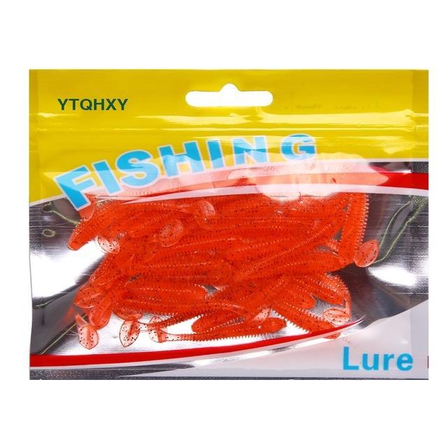 Ytqhxy 30Pcs/Lot Classic Flexible Soft Lures 55M/0.6G Swimbait Silicone Lure-YTQHXY Official Store-G-Bargain Bait Box