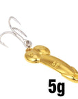 Ytqhxy Metal Spinner Dd Spoon Bait Fishing Lure 5G 10G Iscas Artificias Hard-YTQHXY Fishing (china) Store-Gold 5g-Bargain Bait Box