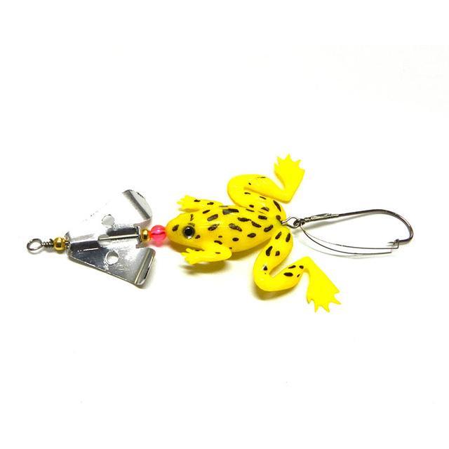 Ytqhxy Rubber Frog Soft Fishing Lures Bass Crankbait Tackle 8Cm 6.2G Fishing-YTQHXY Official Store-A-Bargain Bait Box