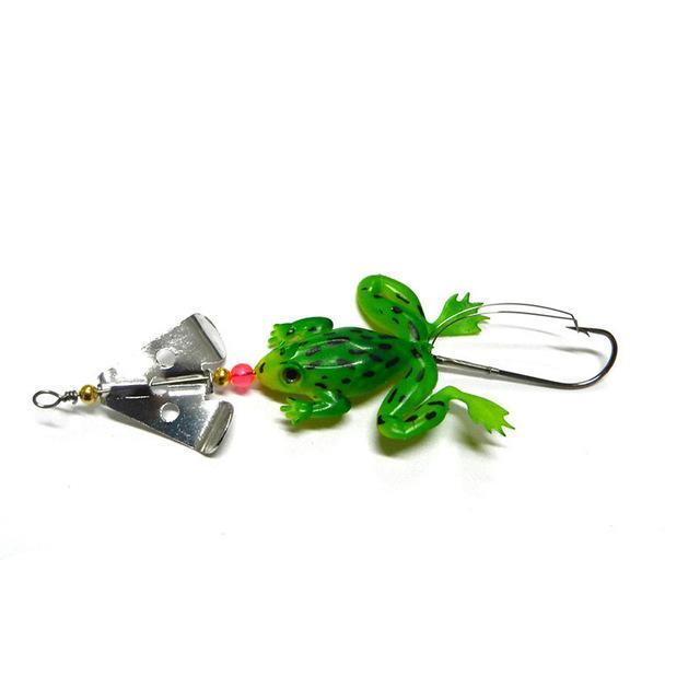 Ytqhxy Rubber Frog Soft Fishing Lures Bass Crankbait Tackle 8Cm 6.2G Fishing-YTQHXY Official Store-D-Bargain Bait Box