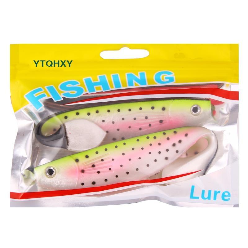 Ytqhxy Saltwater Fishing Lure Shad Soft Bait 2Pcs/Lot 140Mm 25.7G Iscas-YTQHXY Official Store-A-Bargain Bait Box