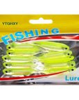 Ytqhxy Soft Lure 10Pcs/Lot 2.2G/70Mm For Fishing Shad Fishing Worm Swimbait-YTQHXY Official Store-B-Bargain Bait Box