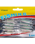 Ytqhxy Soft Lure 10Pcs/Lot 2.2G/70Mm For Fishing Shad Fishing Worm Swimbait-YTQHXY Official Store-C-Bargain Bait Box