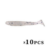 Ytqhxy Soft Worm Shrimp Fishing Lure 10Pcs/Lot 45Mm 0.8G Fish Smell Jerkbait-YTQHXY Fishing (china) Store-F-Bargain Bait Box