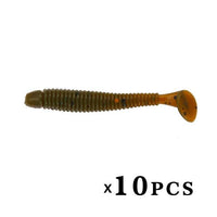 Ytqhxy Soft Worm Shrimp Fishing Lure 10Pcs/Lot 45Mm 0.8G Fish Smell Jerkbait-YTQHXY Official Store-D-Bargain Bait Box