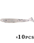 Ytqhxy Soft Worm Shrimp Fishing Lure 10Pcs/Lot 45Mm 0.8G Fish Smell Jerkbait-YTQHXY Official Store-F-Bargain Bait Box