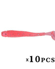 Ytqhxy Soft Worm Shrimp Fishing Lure 10Pcs/Lot 45Mm 0.8G Fish Smell Jerkbait-YTQHXY Official Store-G-Bargain Bait Box