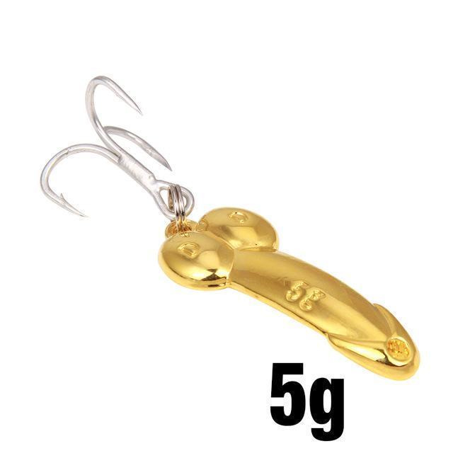 Ytqhxy Top Metal Dd Spoon Fishing Lure 5G/10G Metal Bass Baits Silver Gold-Be a Invincible fishing Store-Gold 5g-Bargain Bait Box