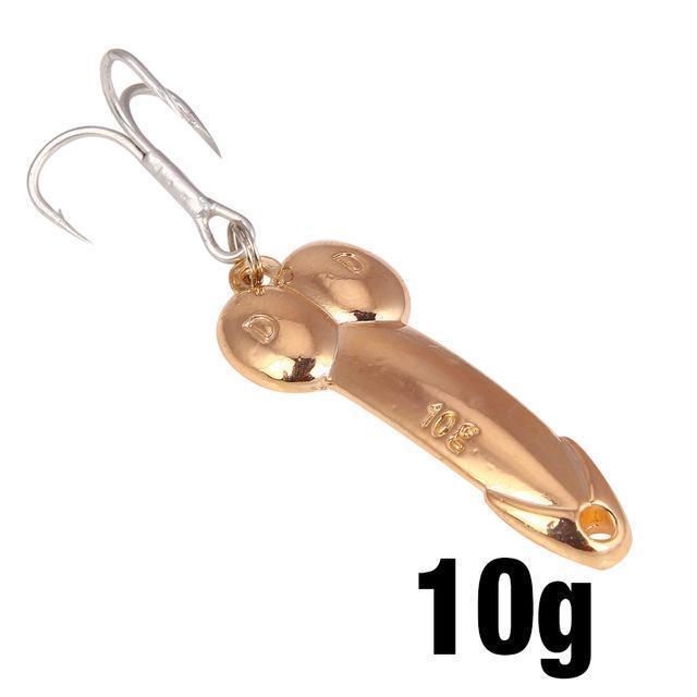 Ytqhxy Top Metal Dd Spoon Fishing Lure 5G/10G Metal Bass Baits Silver Gold-Be a Invincible fishing Store-Rose Gold 10g-Bargain Bait Box