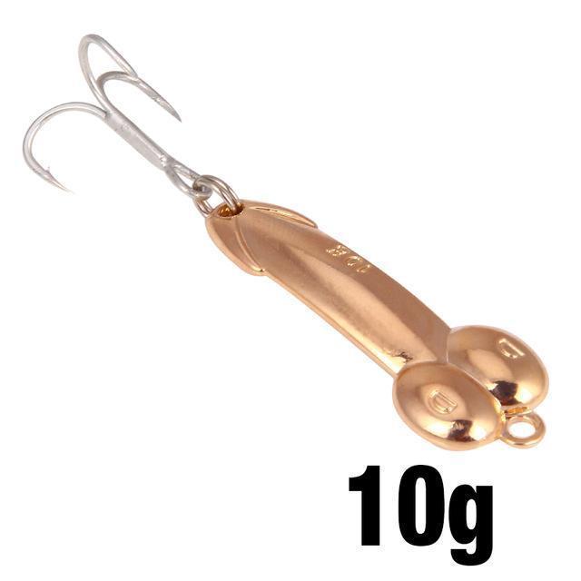 Ytqhxy Top Metal Dd Spoon Fishing Lure 5G/10G Metal Bass Baits Silver Gold-Be a Invincible fishing Store-Rose Gold 10g11-Bargain Bait Box