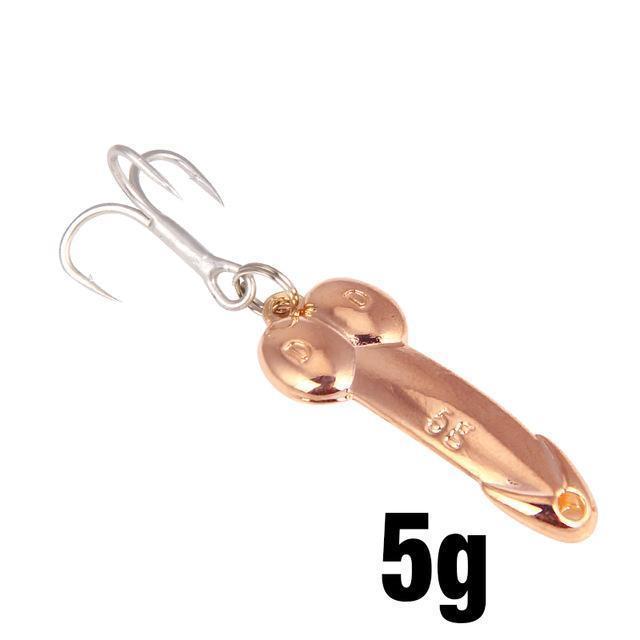 Ytqhxy Top Metal Dd Spoon Fishing Lure 5G/10G Metal Bass Baits Silver Gold-Be a Invincible fishing Store-Rose Gold 5g-Bargain Bait Box