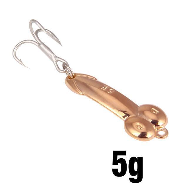 Ytqhxy Top Metal Dd Spoon Fishing Lure 5G/10G Metal Bass Baits Silver Gold-Be a Invincible fishing Store-Rose Gold 5g5-Bargain Bait Box