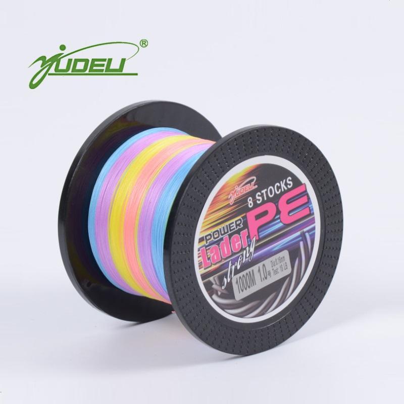 Yudeli Fishing Lines 1000M Braided Wire 8 Strands Line Braiding 5 Kinds Of Color-Cycling/Fishing Store-1.0-Bargain Bait Box