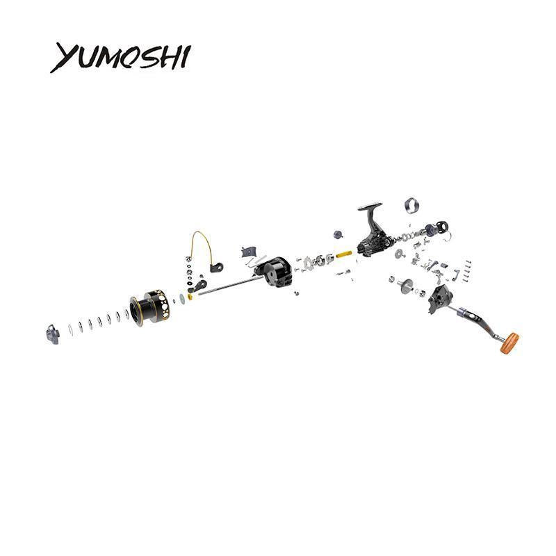 Yumoshi 10+1 Bb Front And Rear Drag Reels 3000 4000 5000 6000 Fishing Reels-Spinning Reels-yumoshi Official Store-3000 Series-Bargain Bait Box