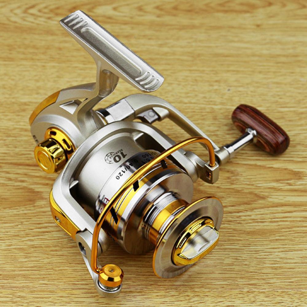 Yumoshi 10Bb 5.5 : 1 Fishing Reel Ef 1000- 9000 Metal Spool Spinning Fishing-Spinning Reels-Shenzhen Outdoor Fishing Tools Store-1000 Series-Bargain Bait Box