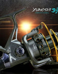 Yumoshi 5.2:1 10+1 Bb Front And Rear Drag Spinning Reels 3000 4000 5000-Spinning Reels-RedMeet Fishing Store-3000 Series-Bargain Bait Box