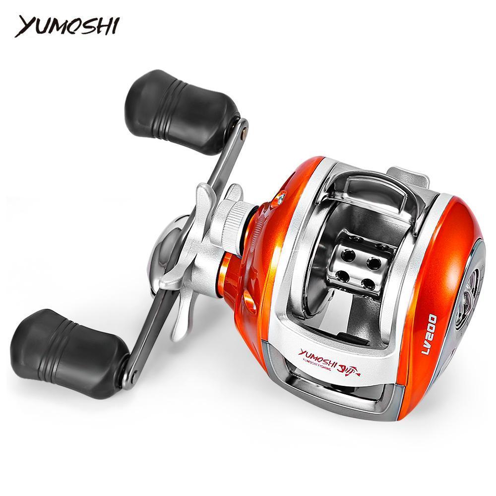 Yumoshi 6.3:1 12 + 1 Ball Bearing High Speed Left / Right Hand Bait Fishing-Baitcasting Reels-Bike-Lover's Equipment Store-mandarin-Left Hand-Bargain Bait Box