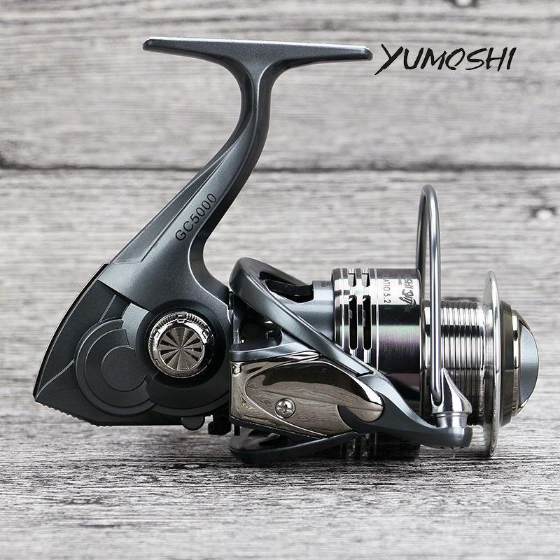 Yumoshi Cnc Rocker Arm 14 Ball Bearings Carbon Body Fishing Reel-Spinning Reels-yumoshi Official Store-2000 Series-Bargain Bait Box