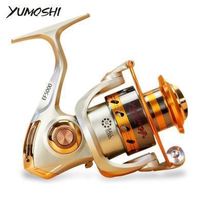 Yumoshi Ef 1000- 9000 Fishing Reel 12Bb 5.5 : 1 Metal Spool Spinning Fishing-Cecilia Outdoors-1000 Series-Bargain Bait Box