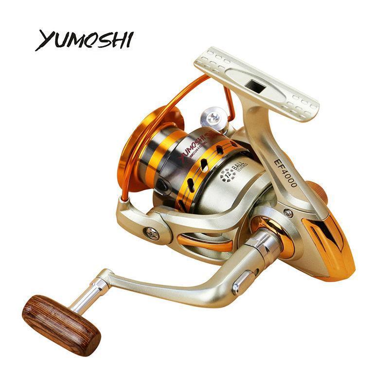 Yumoshi Ef 12 Bb Metal Rocker Arm Metal Handle 500-9000 Metal Fishing Reel Sea-Spinning Reels-yumoshi Official Store-1000 Series-Bargain Bait Box