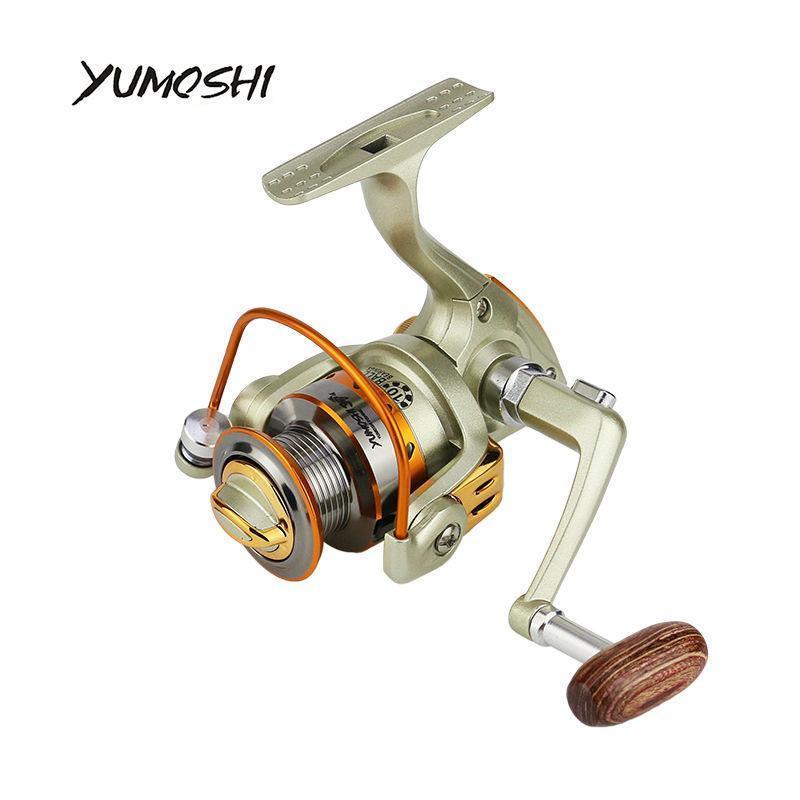 Yumoshi Fishing Reel Mn150 Sea Small Silver Spinning 10 Bb 5.2:1 Gear Ratio-Spinning Reels-Outdoor life stores Store-Bargain Bait Box