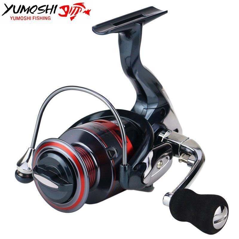 Yumoshi Full Metal Rocker Fishing Wheel 14Bb Bearings Gapless Metal Spool-Spinning Reels-Outdoor Sports & fishing gear-1000 Series-Bargain Bait Box