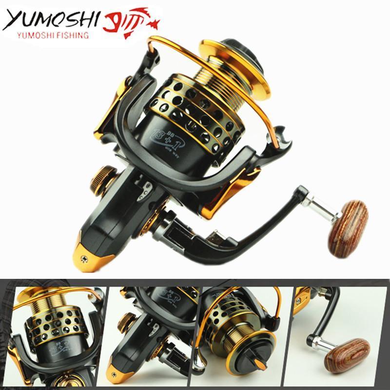 Yumoshi Full Metal Wire Cup All Metal Rocker Arm 1000-7000 Series Spinning-Spinning Reels-Hikingstar Store-XFYELLOW-1000 Series-Bargain Bait Box