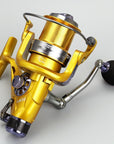 Yumoshi Metal Carp Spinning Fly Fishing Reels Baitcasting Reel Moulinet Peche-Spinning Reels-Outdoor Sports & fishing gear-Gold-5000 Series-Bargain Bait Box