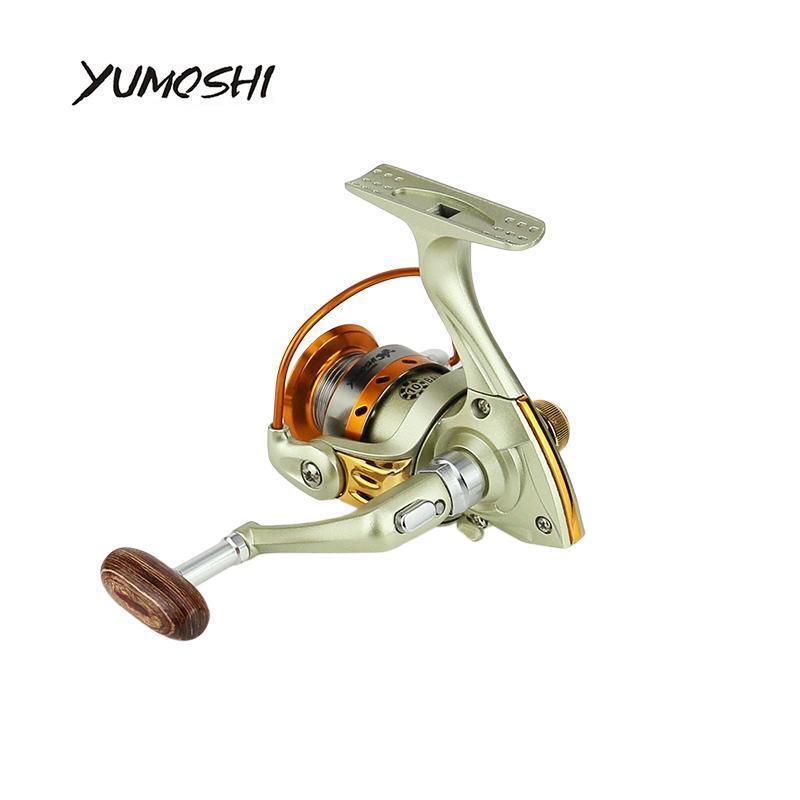 Yumoshi Mn150 10 Bb Mini Fishing Reel Sea Small Fishing Gold Spinning-Spinning Reels-yumoshi Official Store-Bargain Bait Box