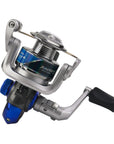 Yumoshi Plastic Electroplating Fishing Reels With Folding Handle Left/Right Hand-Spinning Reels-TopYK-S Outdoor Store-1000 Series-Bargain Bait Box