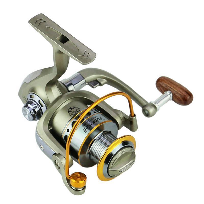 Yumoshi Wheels Fish Spinning Reel 5.5:1 12Ball Bearing Carretilhas De Fishing-Spinning Reels-RedMeet Fishing Store-1000 Series-Bargain Bait Box