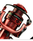 Yumoshi Wire Cup All Metal Rocker Arm 1000-7000 Series Spinning Reel Without-Spinning Reels-yumoshi Official Store-Red-1000 Series-Bargain Bait Box