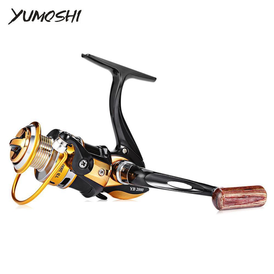 Yumoshi Yb Series 5.5:1 12Bb Metal Spinning Fishing Reel Lightweight-Spinning Reels-Monka Outdoor Store-2000 Series-Bargain Bait Box
