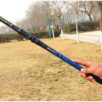 Yuyu Carbon Fiber Telescopic Fishing Rod 2.1M 2.4M 2.7M 3.0M 3.6M Sea Rod-Telescopic Rods-Dsummer Store-Blue-2.1 m-Bargain Bait Box