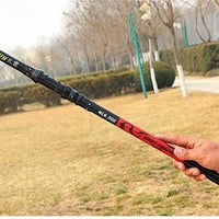 Yuyu Carbon Fiber Telescopic Fishing Rod 2.1M 2.4M 2.7M 3.0M 3.6M Sea Rod-Telescopic Rods-Dsummer Store-Red-2.1 m-Bargain Bait Box