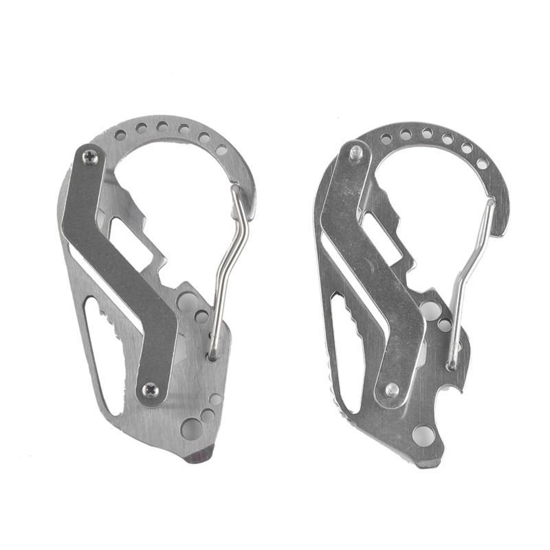 Yyedc Brand Multifunction Belt Guard Key Holder Organizer Clamp Stainless-FZCSPEED-with opener design-Bargain Bait Box