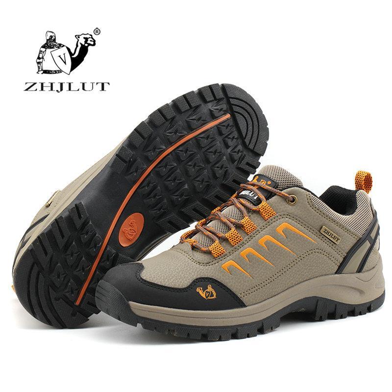 Zhjlut Men'S Outdoor Waterproof Hiking Shoes Walking Jogging Trekking Climbing-ZIMNIE Sneakers Store-Brown-5-Bargain Bait Box