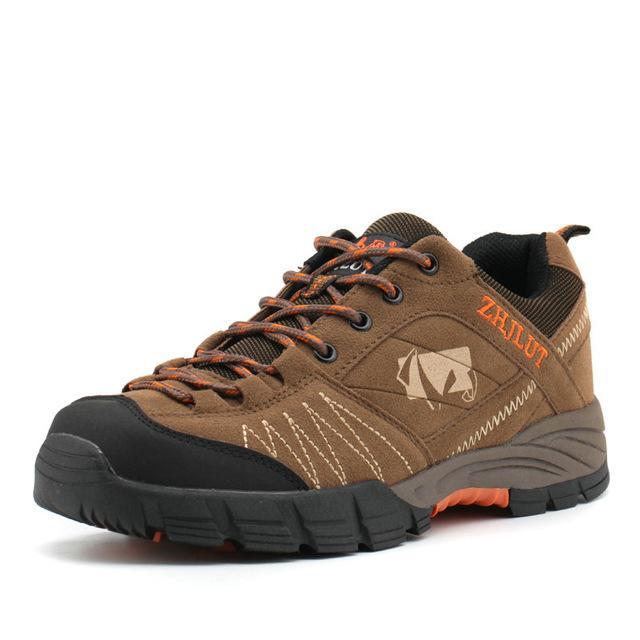 Zhjlut Men'S Summer Hiking Shoes Mountain Trekking Sport Anti-Slip Breathable-ZIMNIE Sneakers Store-Brown-6.5-Bargain Bait Box