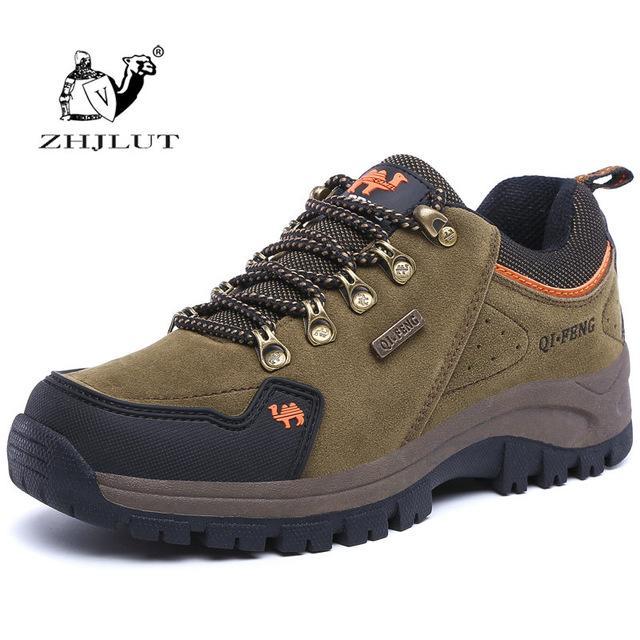 Zhjlut Women Men Outdoor Shoes Hiking Shoes Walking Climbing Footwear Mountain-ZIMNIE Sneakers Store-Brown Orange-5-Bargain Bait Box