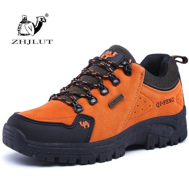 Zhjlut Women Men Outdoor Shoes Hiking Shoes Walking Climbing Footwear Mountain-ZIMNIE Sneakers Store-Orange-5-Bargain Bait Box