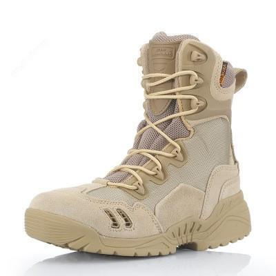 Zuoxiangru Men Breathable Boots Special Forces Tactical Military Boots Desert-ZUOXIANGRU youngsport Store-3-5-Bargain Bait Box